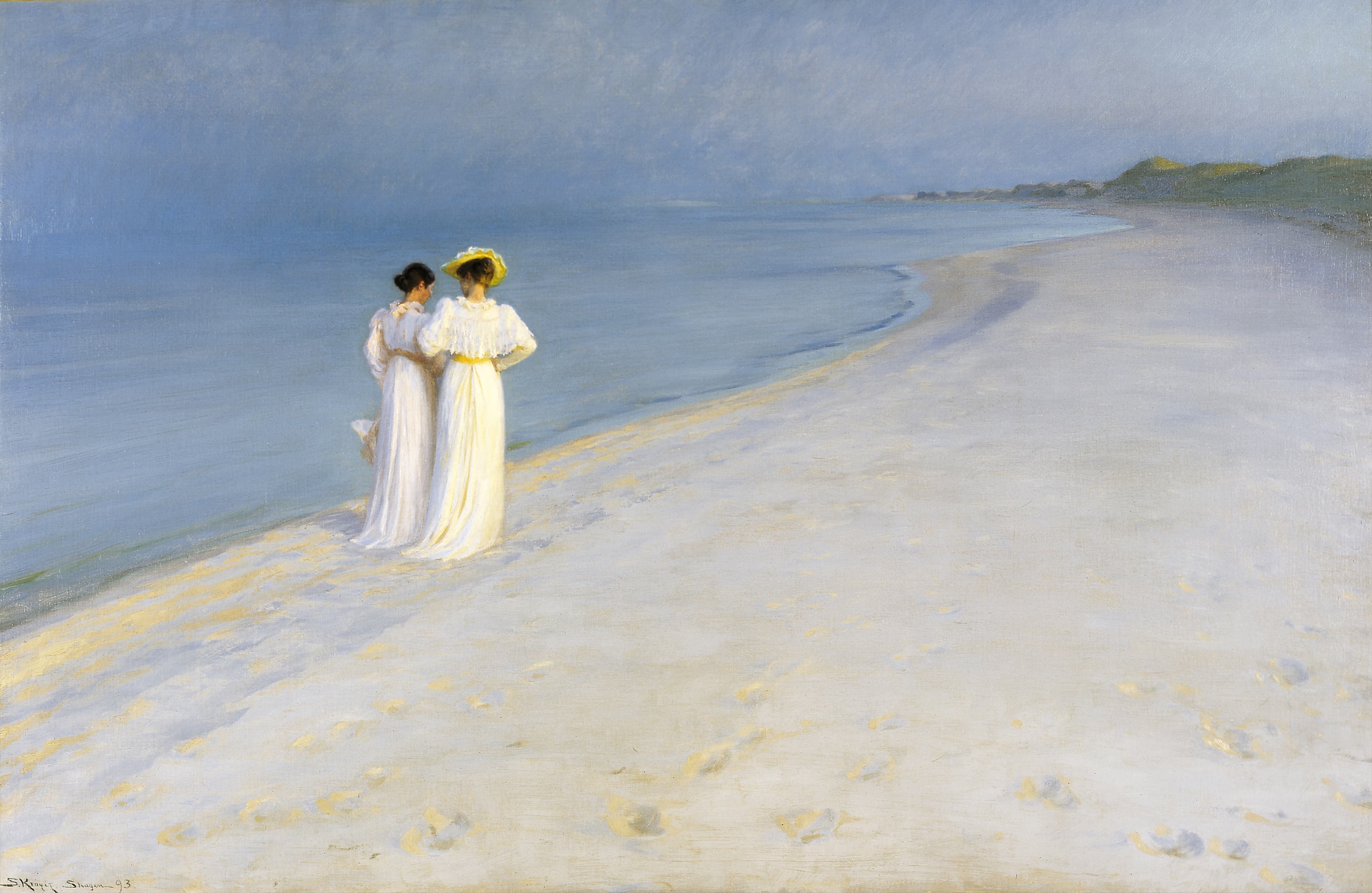 Summer Evening on Skagen's Beach